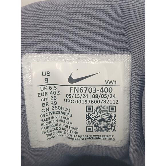 Nike V2K Thunder Blue Black Sneakers | Women's 9 | Y2K Aesthetic - Picture 5 of 5